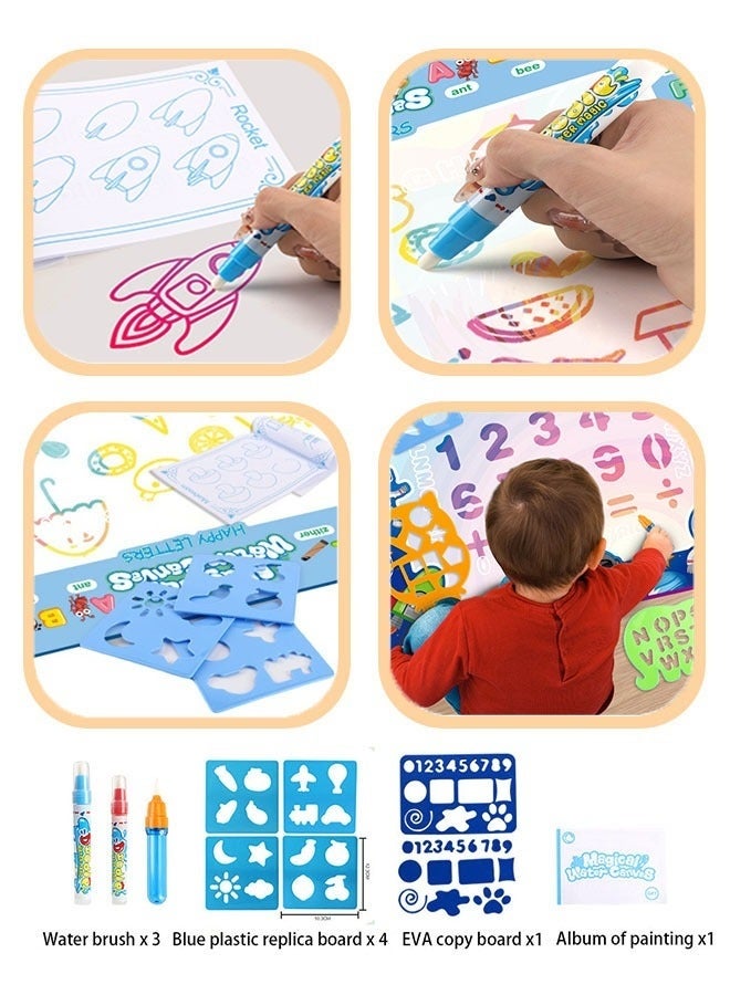 80*60CM Large Magic Water Drawing Mat Painting Kit Toys Doodling Mat Coloring Mat Space World - Image 3