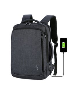 مينيلي Meinaili 023 USB Charging Backpack 15.6 inch Laptop Business Waterproof Multifunctional Travel Bag Black  - Image 1