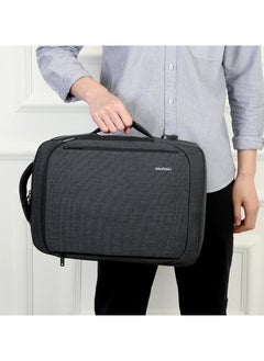 مينيلي Meinaili 023 USB Charging Backpack 15.6 inch Laptop Business Waterproof Multifunctional Travel Bag Black  - Image 4
