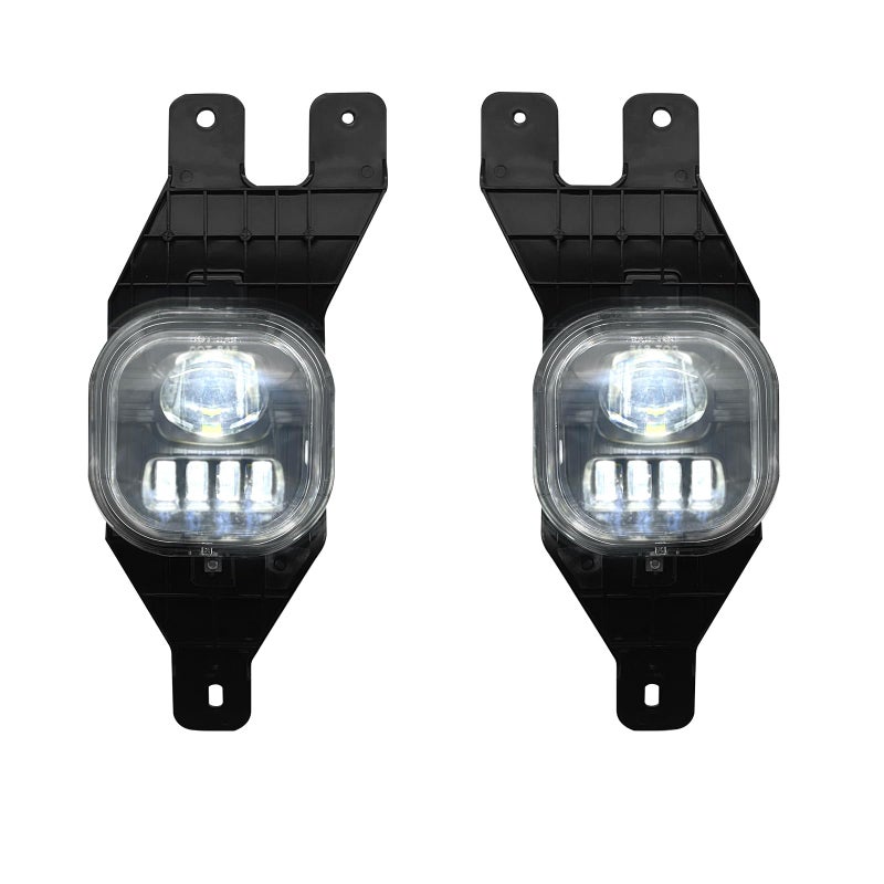 Shocklight Fog Lights Compatible with 05 06 07 Dodge Caravan 2008 2009 2010 Challenger 2006 2007 2008 2009 Charger 07-09 Caliber 08-10 Chrysler Sebring 07-09 Patriot Compass Fog Lamps - Image 4