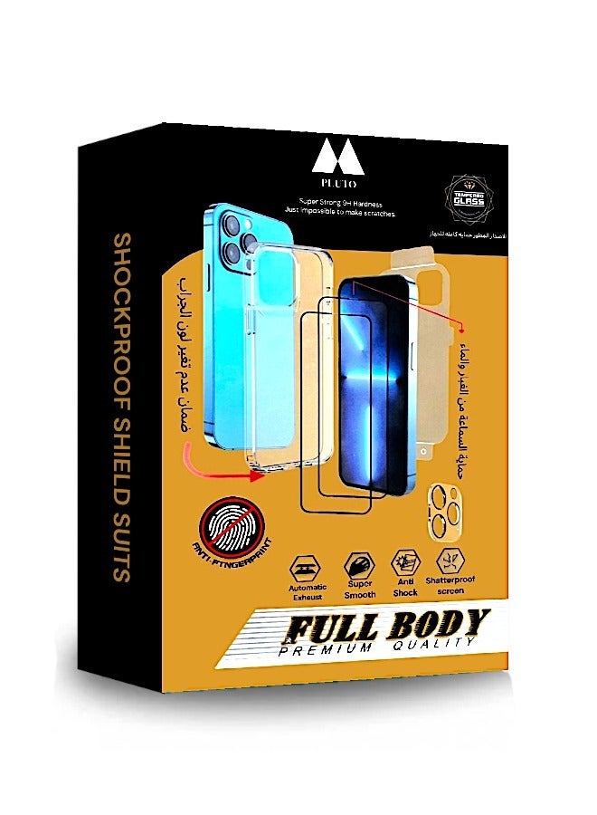 بلوتو بكج الحماية الكاملة من بلوتو آيفون 11 (iPhone 11) حماية قصوى ضد الخدوش والكسر (10in1)