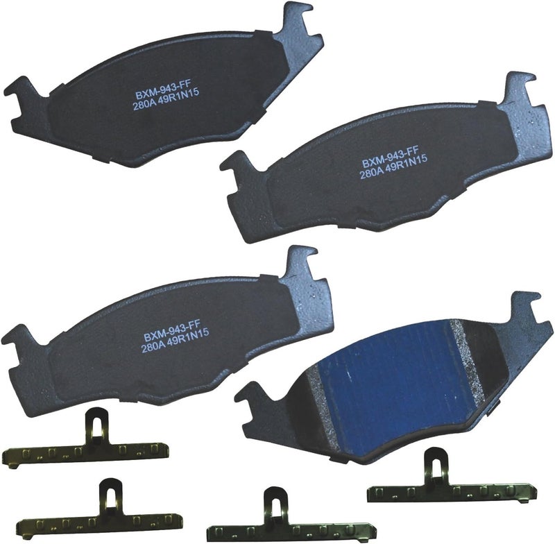 Bendix Premium SBM280A Semi-Metallic Front Brake Pads for Volkswagen Cabriolet 1993-1990, Corsar 1988-1984, Derby 1996-1995, Golf 1992-1985, Jetta 1992-1987, Quantum 1984-1983, Scirocco 1985 - Image 1