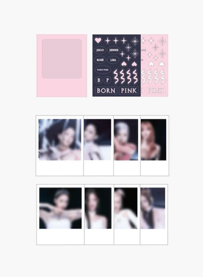 YG Entertainment مجموعة صور بولارويد وملصقات Born Pink الرسمية من Blackpink، نسخة Jisoo  - Image 3
