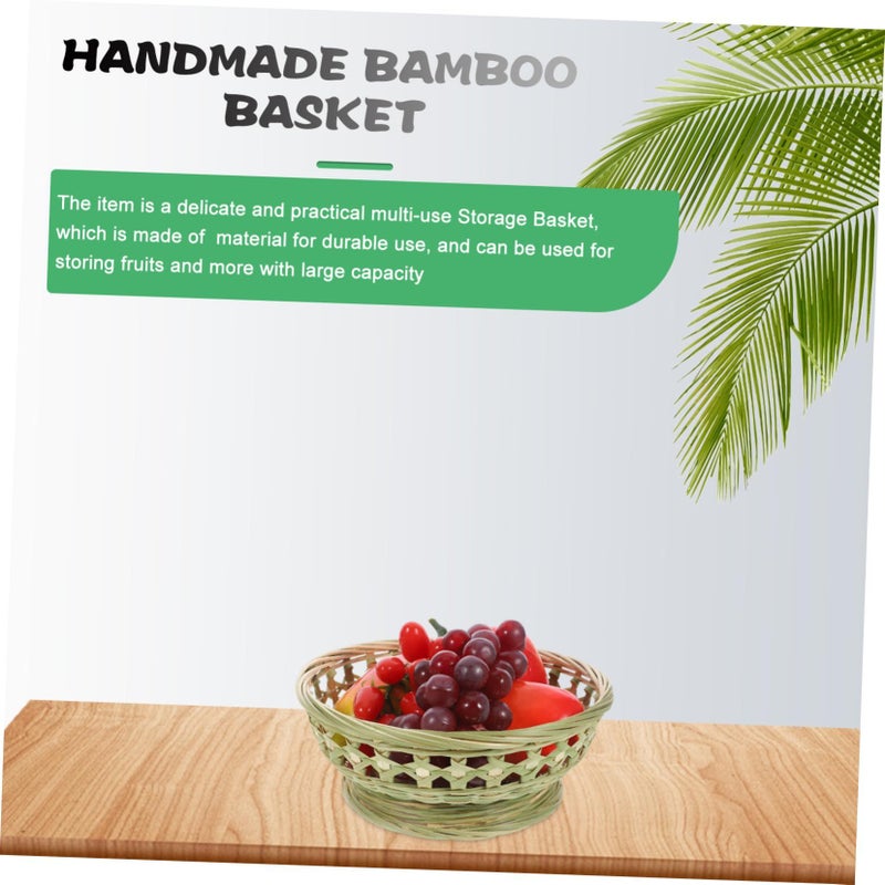 Multifunctional Fruit Basket for Kitchen Counter Storage 25x25x9cm - Image 4