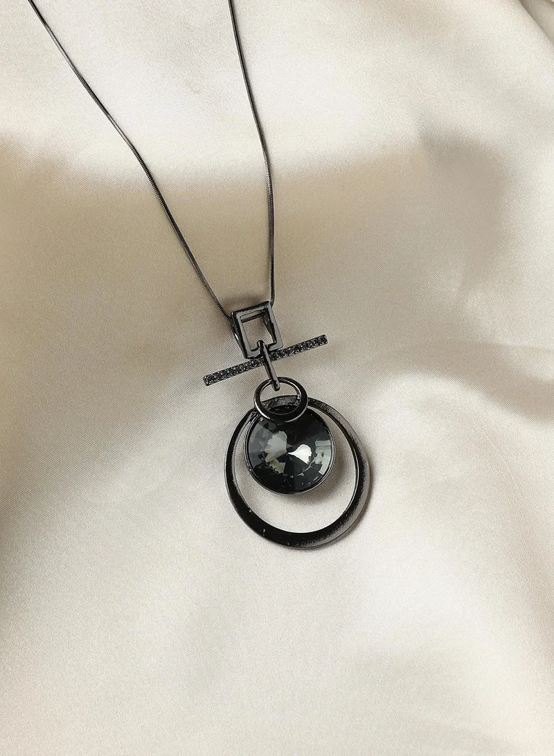 Sohi  Enigma Elegance Artificial Pendant Necklace Jewellery for Women | Best Price UAE