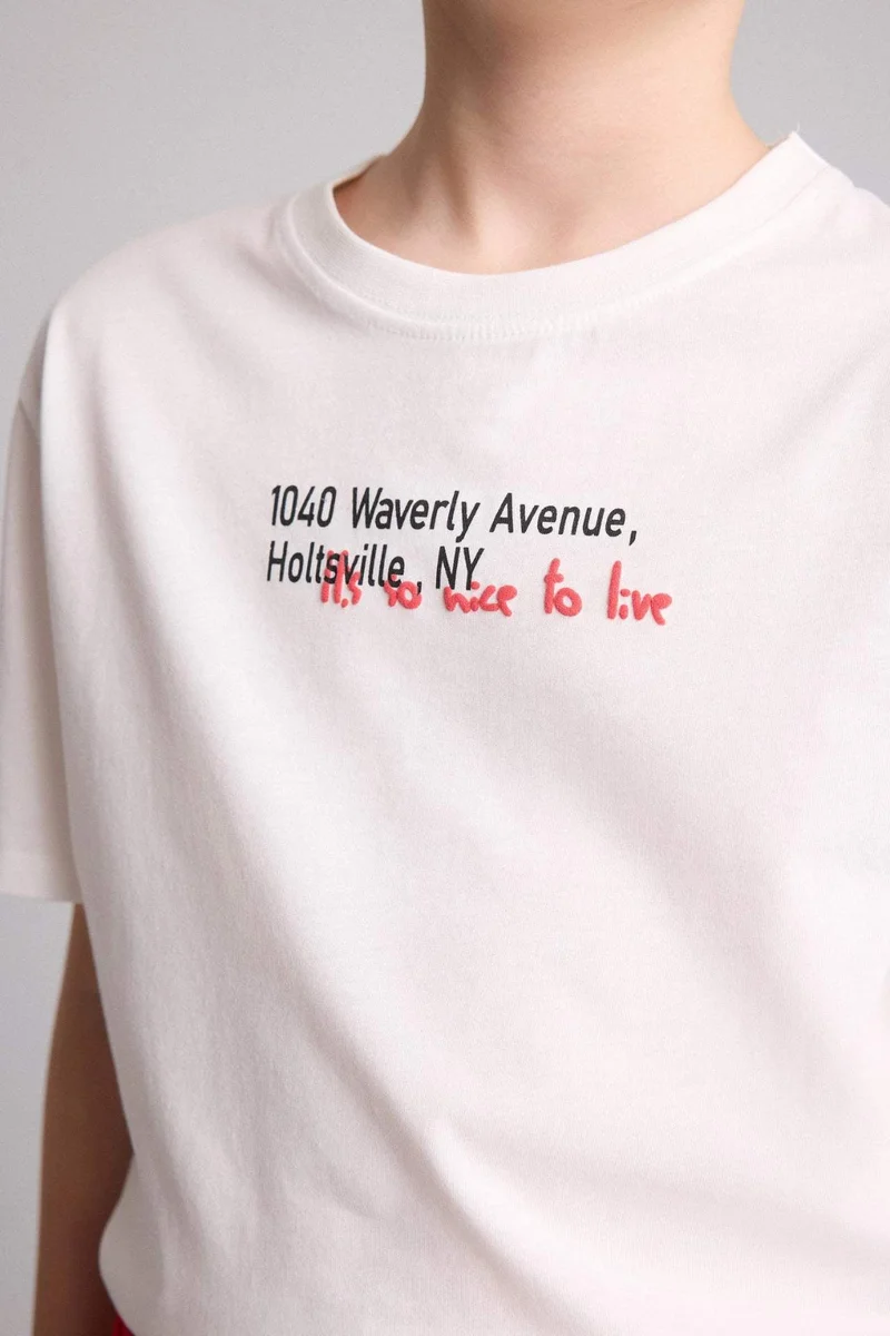 DeFacto New Regular Fit Printed Short Sleeve T-Shirt