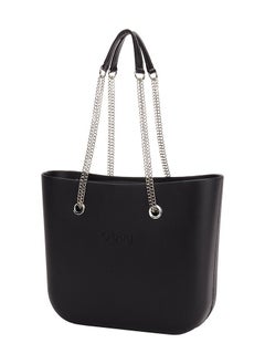 O bag O bag classic with Long Double Chain Handles in Black  - Image 3