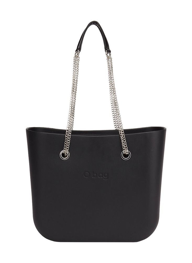 O bag classic with Long Double Chain Handles in Black - pzsku/ZE4BEFEF125E82127CDCEZ/45/_/1662810371/ec830803-1679-40b8-95cf-58b5fc2ec50a