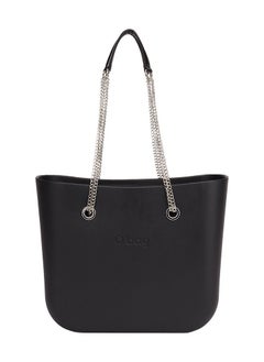 O bag O bag classic with Long Double Chain Handles in Black  - Image 2