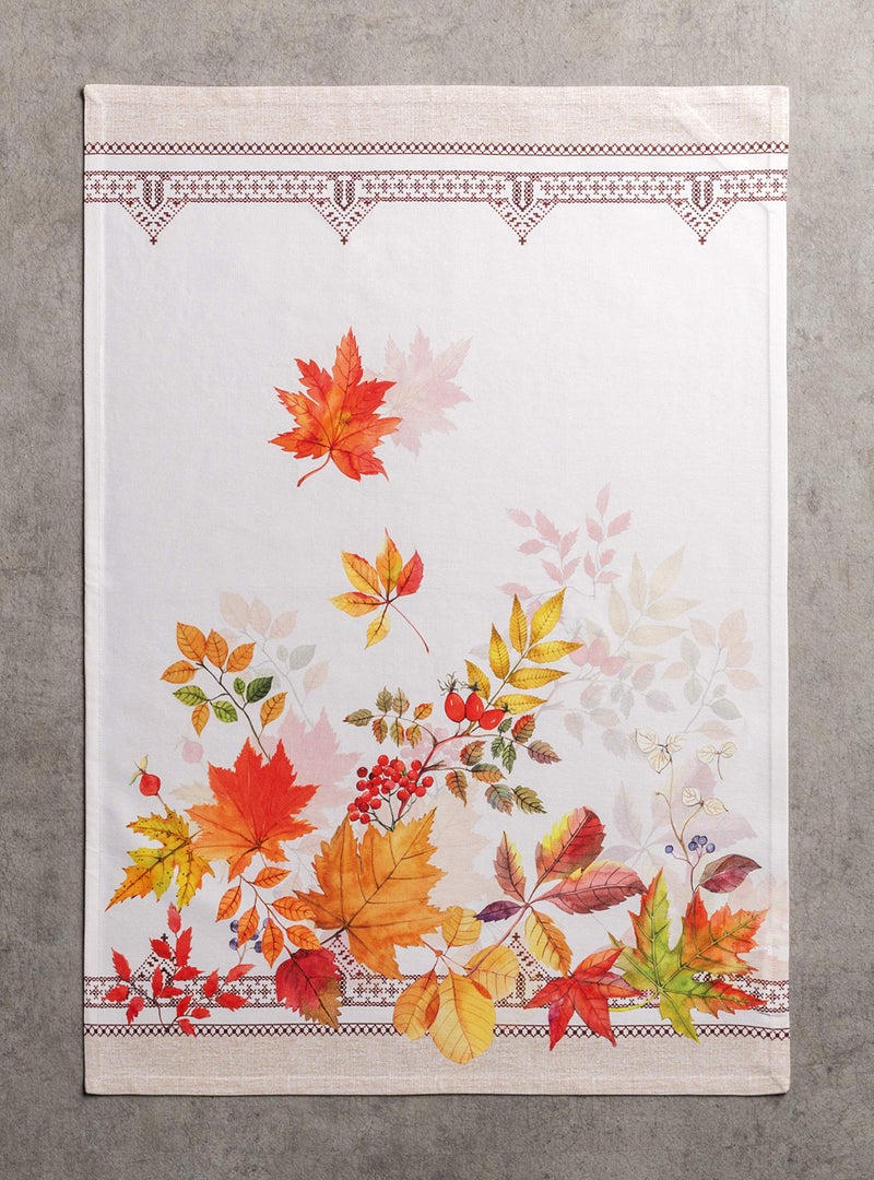 Maison d' Hermine Kitchen Towel 100% Cotton Quick Dry Cleaning Dishtowel for Gifts  Dining  Home  Wedding  Banquet  Buffet  Amarante - Thanksgiving/Christmas (Set of 3) - Image 3