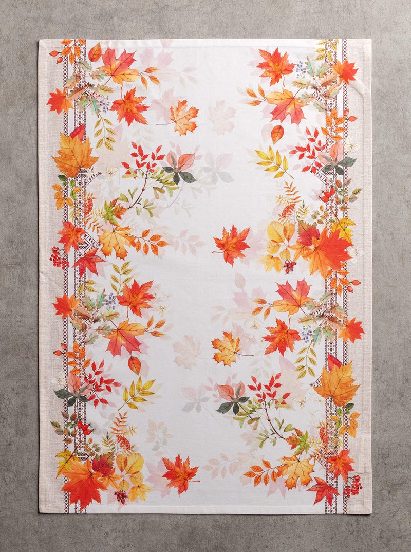 Maison d' Hermine Kitchen Towel 100% Cotton Quick Dry Cleaning Dishtowel for Gifts  Dining  Home  Wedding  Banquet  Buffet  Amarante - Thanksgiving/Christmas (Set of 3) - Image 4