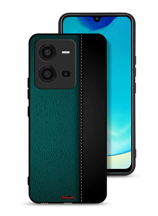 Tolwak Vivo V25 5G Protective Case Cover Leather Pattern - Image 1