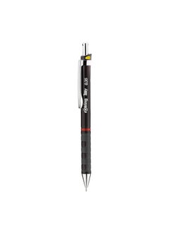 Rotring Rotring Tikky Mechanical Pencil,HB 0.35mm Lead, Black Plastic Body, Triangular Barrel Pencil  - Image 1