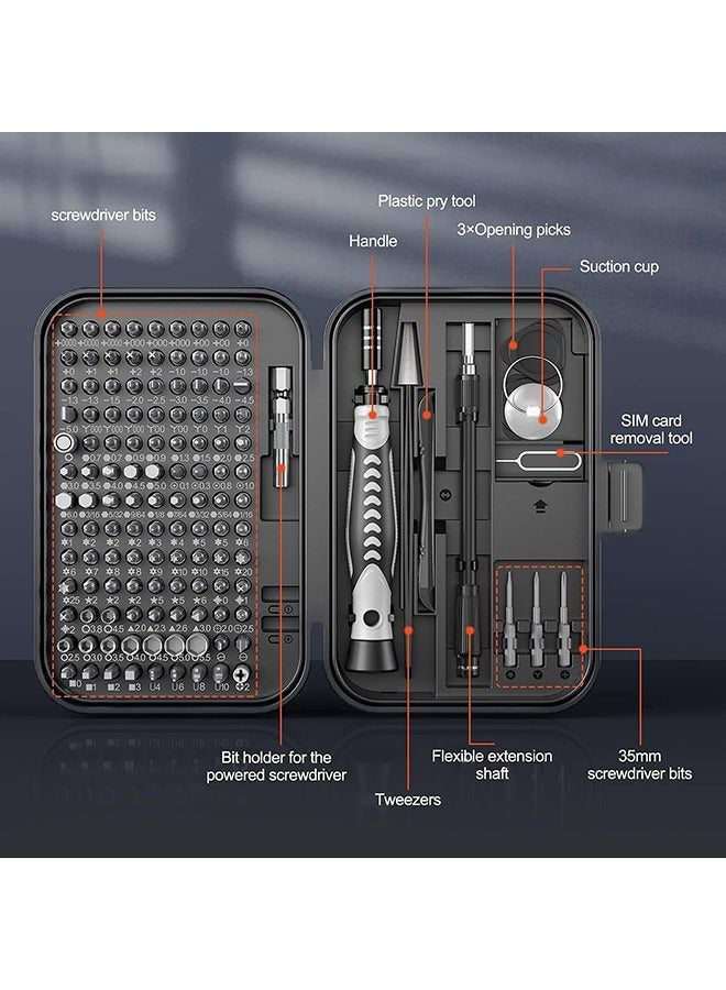Arabest 130 in 1 Small Precision Screwdriver Set, Torx Screwdriver Bit Set,DIY Repair Tools Kit Tool Set for Phone Laptop,Mini Screwdriver Kit with Case,PS4 Laptop PC Accessories Electrician Tools - Image 3