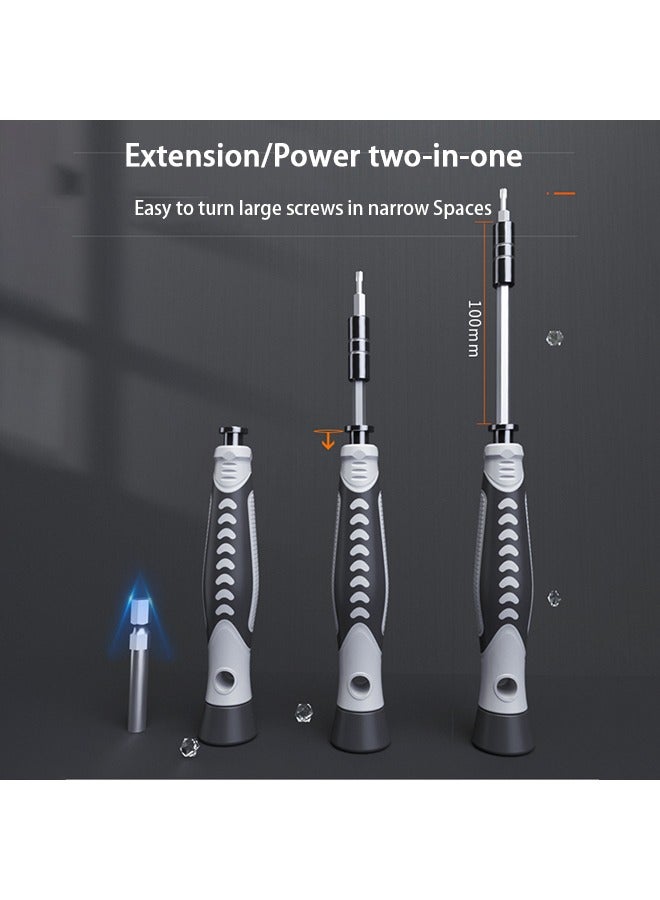 Arabest 130 in 1 Small Precision Screwdriver Set, Torx Screwdriver Bit Set,DIY Repair Tools Kit Tool Set for Phone Laptop,Mini Screwdriver Kit with Case,PS4 Laptop PC Accessories Electrician Tools - Image 5