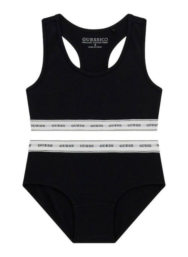 GUESS Kids Logo Band Vest and Brief Sets - Image 1
