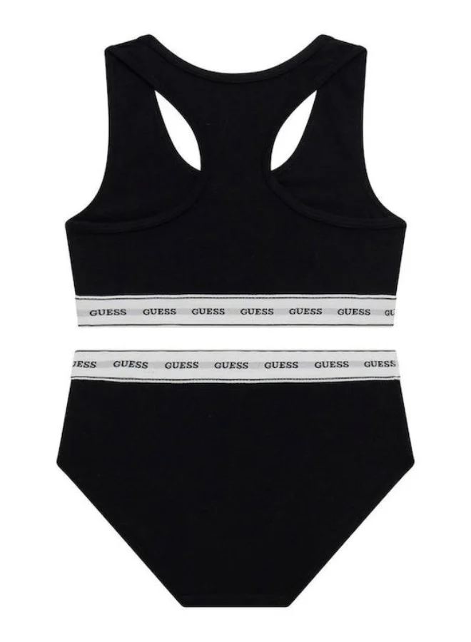 GUESS Kids Logo Band Vest and Brief Sets
