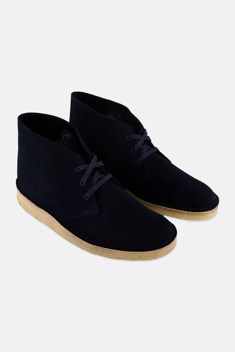 clarks Men Standard Desert Coal Lace Up Casual Shoes, Navy  - Image 1