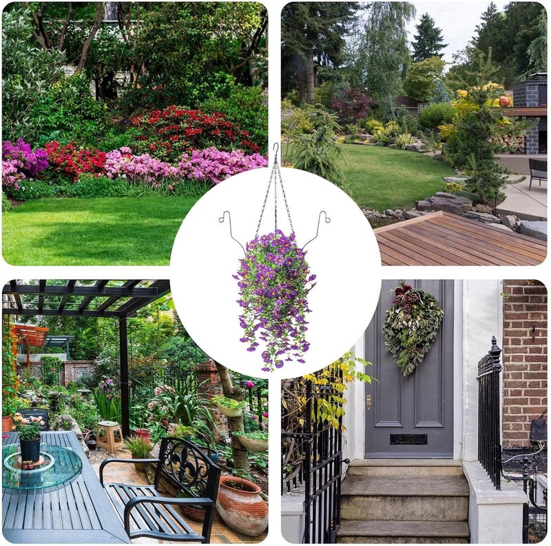 Intra-city fast distribution Hangable Fake Flowers - Faux Plants Basket | Outdoor Faux Plant Decor for Hallway Balcony Hotel Wedding Garden Dining Room Home Yard Window Study Connectable modular Light & sturdy Repeated detach compatible build Labor saving optimized design Integrated warehouse solution Multi-use detailed build No overseas transit wait Consistent steady quality Easy transit optimized build Integrated local logistics Daily repeated use trusted quality Temp fluctuation resistant crafted quality Backup reserve local stock Narrow & wide space compatible All temp range compatible build Simple multi-feature practical build Yearly optimized delivery route Cost effective global grade quality Various fittings Global light sturdy raw material Shock rubber edge Global easy assemble picks Storage & transit friendly Multi-use qualified quality - Image 4