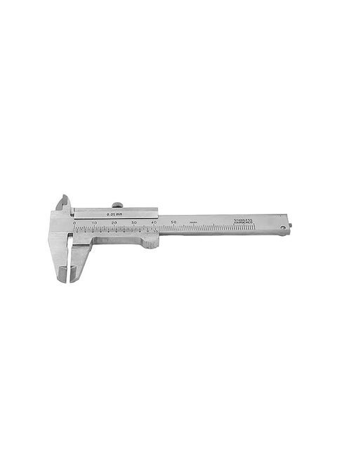 Vernier Caliper, 0.05mm 0-50mm High Accuracy Convenient Push Pull Measuring Caliper Tool Small with Storage Bag for