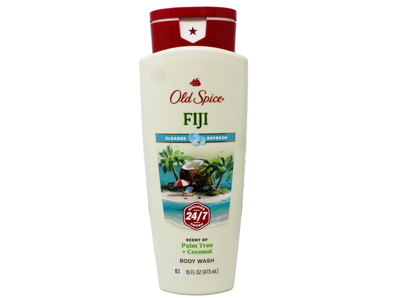 Old Spice Fresher Collection Fiji Scent Men's Body Wash 16 Oz (Pack of 3) - Image 2