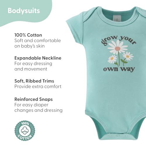 The Peanut Shell The Peanutshell Baby Layette Gift Set for Girls 16 Piece New Born Girl Gift Set Baby Clothes Newborn Essentials Must Haves Newborn Clothes 03 Months Carefree Floral - Image 3