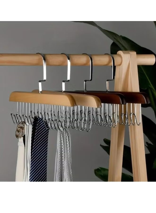 2 قطعة من علاقة متعددة الوظائف مع 8 خطافات تعليق مصنوعة من الستانلس ستيل - Image 2