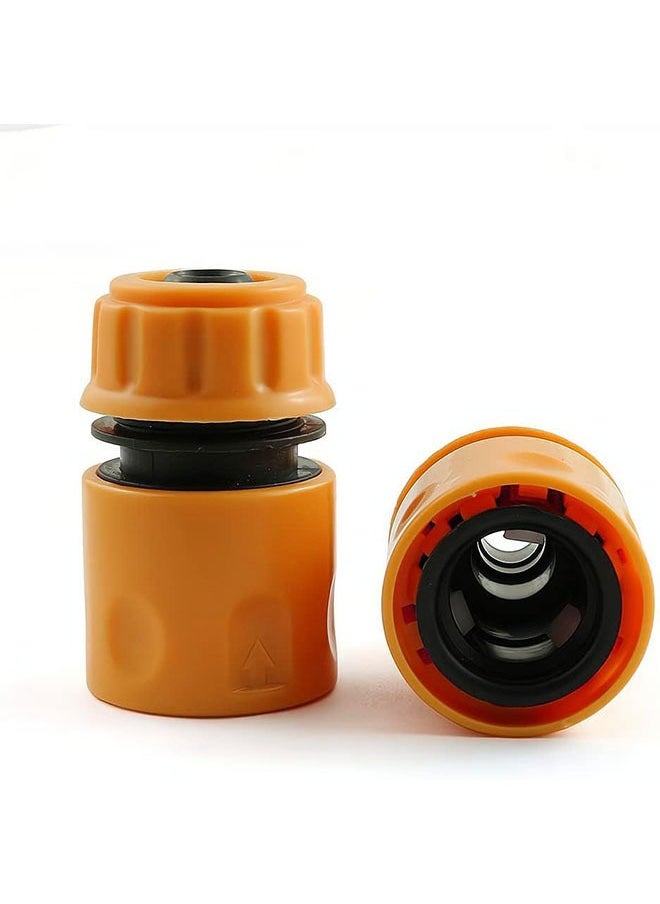 ZVEV - 6 Pack Hose End Connector - Hose Pipe End Quick Connect fitting for 1/2 inch Hosepipe Tap End Quick Connector, Garden Irrigation Hose Pipe Quick Connectors Adaptors Garden Tools - Image 1