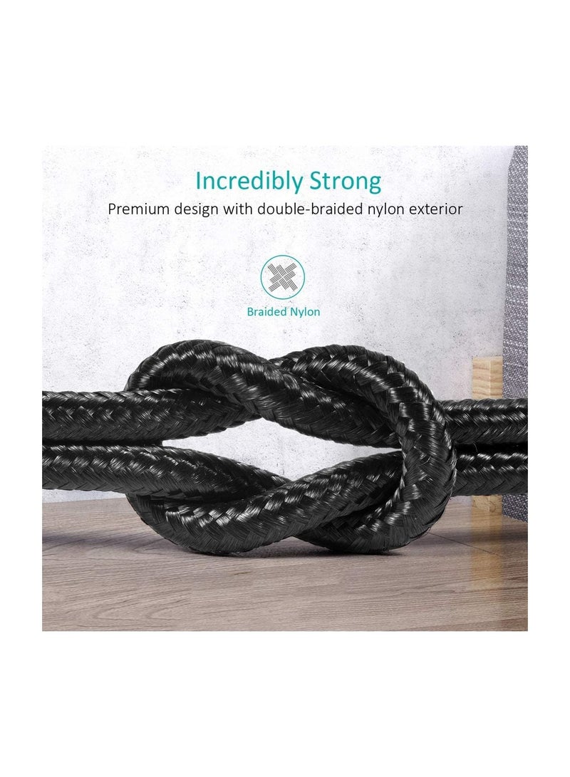 Seelky 2 Pack USB C Cable 2M Braided 100W Power Delivery PD Fast charge Cable USB C to USB C Compatible With Mobile Phones And Laptops, 2 Meters - Image 5