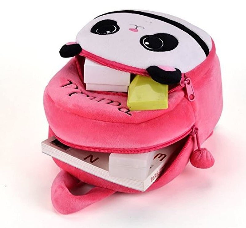 Frantic Kids Soft Cartoon Animal Travelling School Bag Soft Plush Standard 2 Compartment Backpack Boys Girls Baby For 2 To 5 Years Boys/Girls Nursery, Preschool, Picnic(Greyswitchi) Standard,10 Litres - Image 3