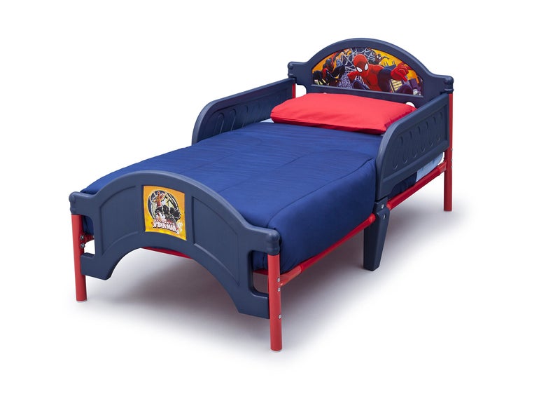 Delta Children Plastic Toddler Bed, Marvel Spider Man - Image 4