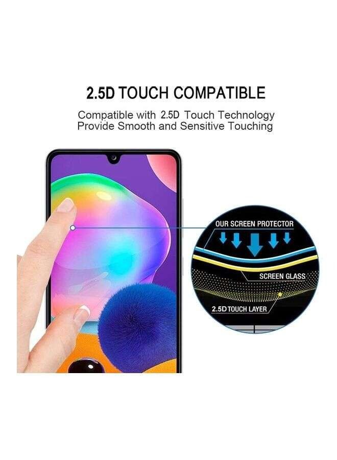 BORTONY Pack Of 2 Tempered Glass Screen Protector For Samsung Galaxy A32 - Image 2