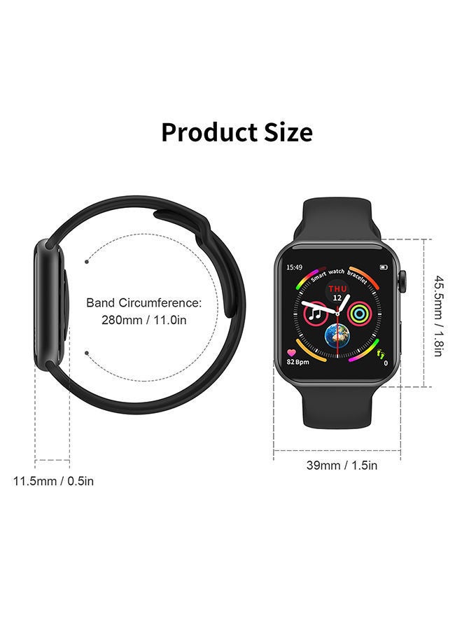 NIBEMINENT Smart Fitness Tracker Black - Image 4