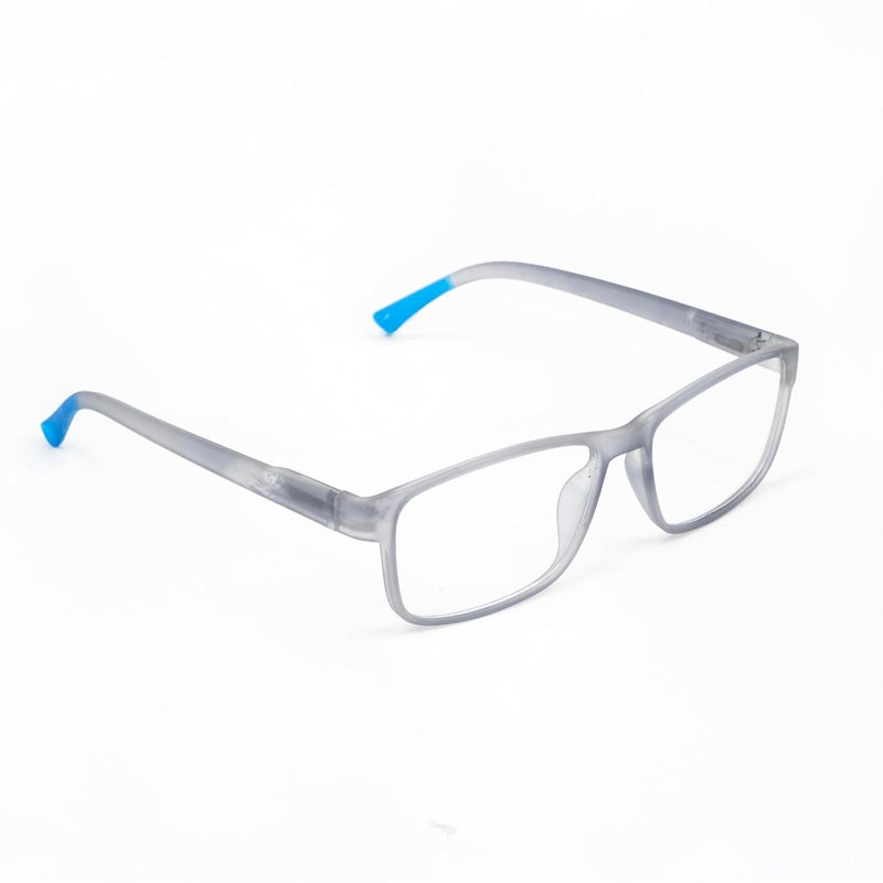 LENS+ Lensplus Rectangle TR Full Rim Eyeglasses with Blue Cut Lightweight Unisex Eyewear for Men & Women | Stylish Computer & Daily Use Frame - Image 3