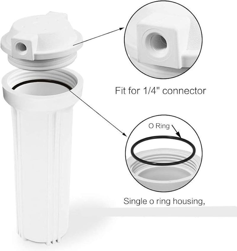 Dissora Pre Filter Housing Bowl Set with PP Spun Candle Compatible with All Brands RO UV UF Water Purifier - Image 2