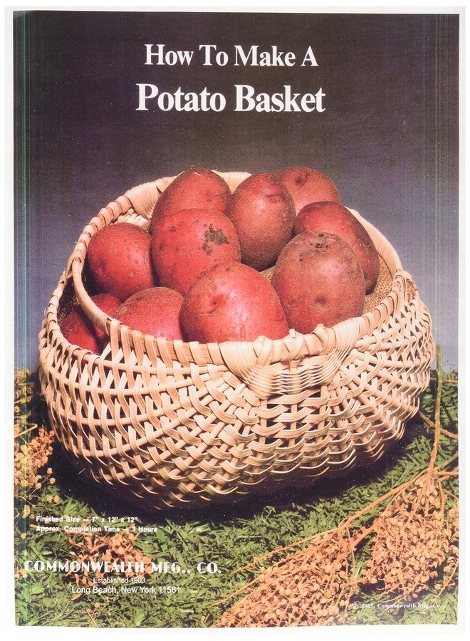 Commonwealth Basket 12664 Blue Ridge Kits, Potato Basket 7"X12"X12",Beige - Image 2