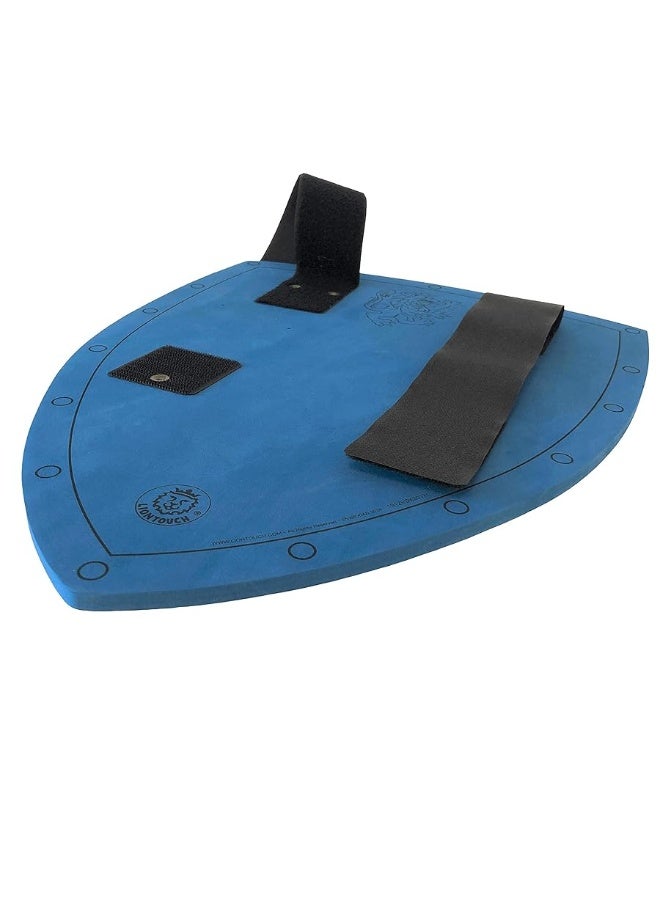 Liontouch Noble Knight Shield, Blue/Small | Medieval Pretend Play Foam Toy for Children with Golden Lion Theme | Safe Weapons & Battle Armor for Dress Up & Costumes - Image 3