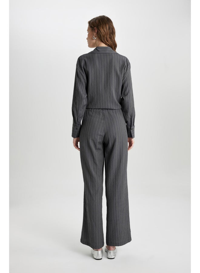 DeFacto Woman Wide Leg Woven Trousers - Image 4