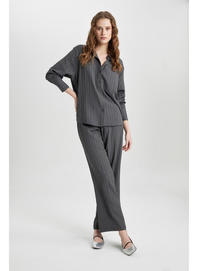 DeFacto Woman Wide Leg Woven Trousers - Image 5