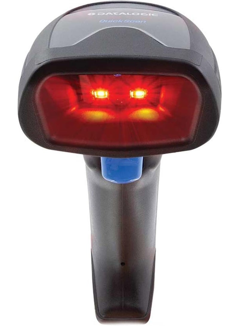 DATALOGIC داتالوجيك كويك سكان QBT2500، بلوتوث، 2D، متعدد الواجهات، ديجيمارك، مجموعة (USB)، أسود. - Image 2