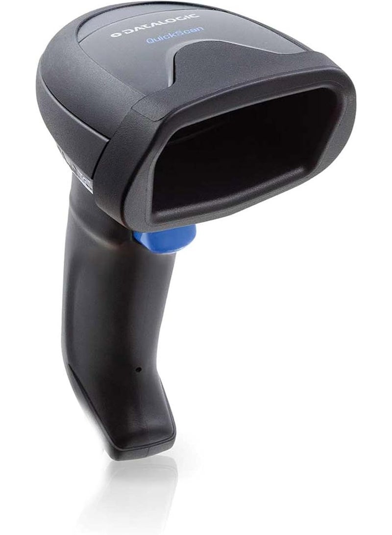 DATALOGIC داتالوجيك كويك سكان QBT2500، بلوتوث، 2D، متعدد الواجهات، ديجيمارك، مجموعة (USB)، أسود. - Image 1