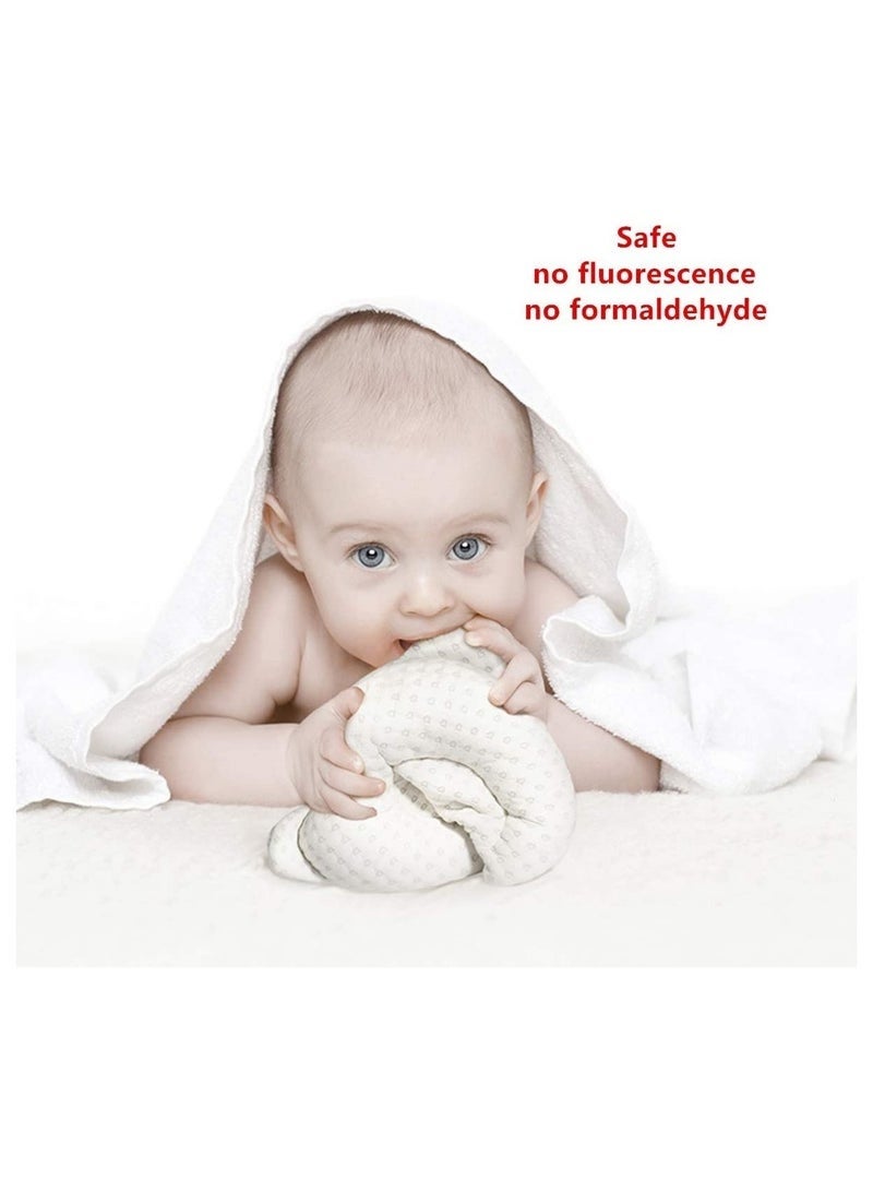 Baby Pillows for Newborn Sleeping(0-12months) Prevent Flat Head Nursery Head Shaping Infant Unisex Latex Pillow Head Protection Support - Image 4