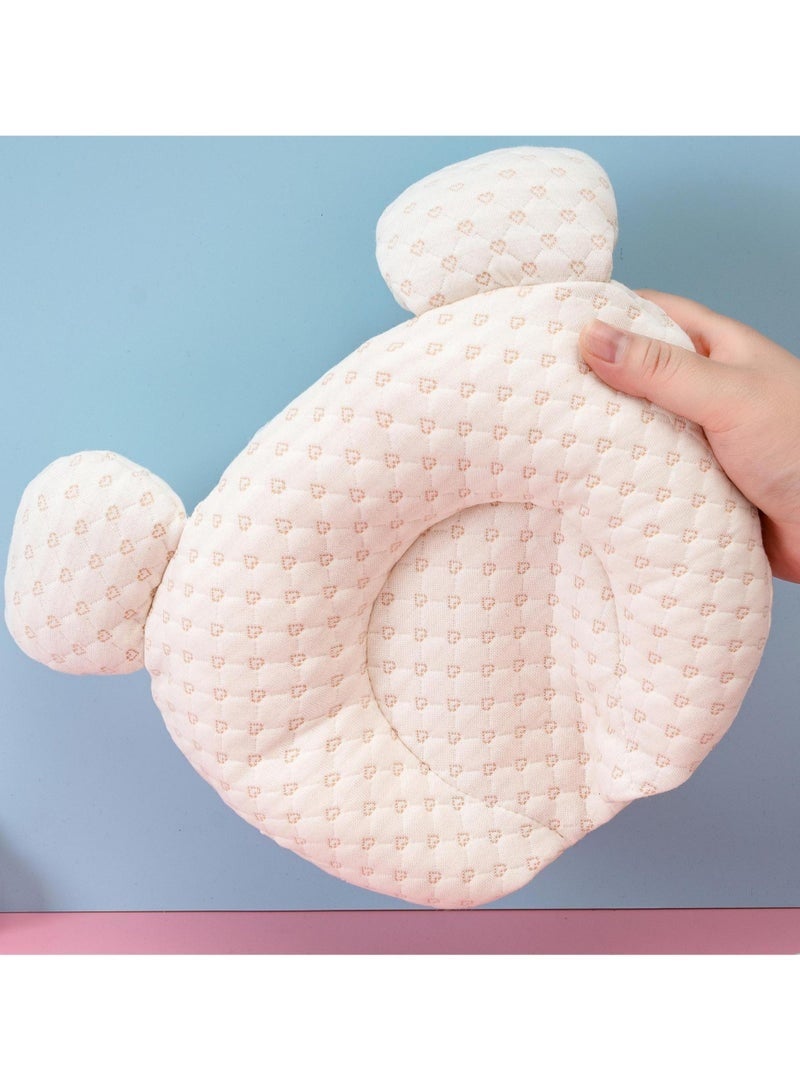Baby Pillows for Newborn Sleeping(0-12months) Prevent Flat Head Nursery Head Shaping Infant Unisex Latex Pillow Head Protection Support - Image 2
