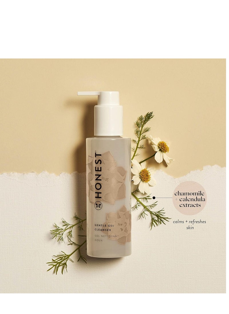 Honest Beauty - Honest Beauty Gentle Gel Daily Face Cleanser | Calms + Refreshes, Sensitive Skin Friendly | Chamomile + Calendula Extracts | EWG Verified + Cruelty Free | 5 fl oz - Image 1