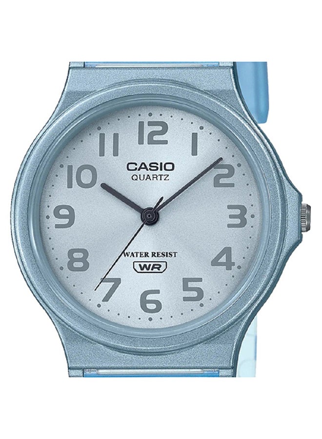 CASIO Unisex Watch Classic Casual Analog Translucent Color Silver Dial Resin Band Mq-24S-2Bdf - Image 3
