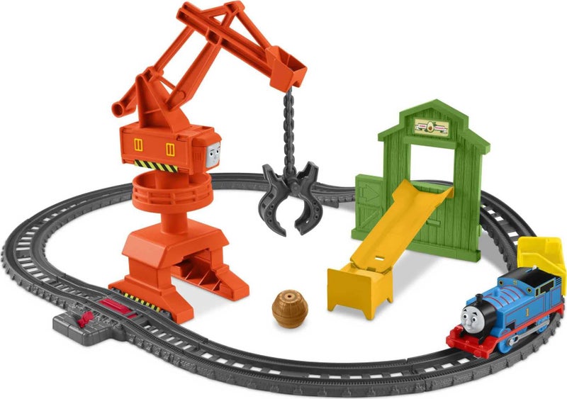 THOMAS & FRIENDS Thomas Friends Cassia Crane Cargo Set motorized train and track set for preschoolers ages 3 years older - Image 3