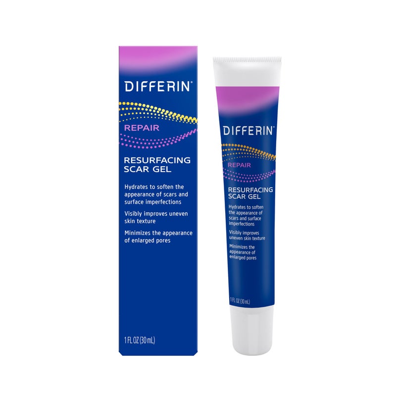 Differin Gel Acne Scar Spot Treatment for Face, Resurfacing Scar Gel, Gentle Skin Care for Acne Prone Sensitive Skin, 1 Oz (Packaging May Vary) - Image 1