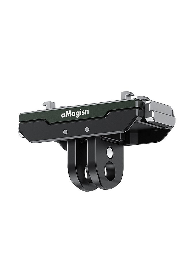 aMagisn AC14 Magnetic Quick Release Mount for Action Camera Metal Camera Mount with Universal 1/4in Screw Hole & Sports Camera Adapter Compatible with Insta360 Ace Pro/ Ace  - Image 4