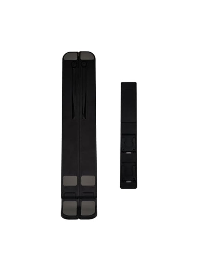 Portable laptop stand, 2-in-1 computer phone office stand, adjustable folding and storage laptop lift, suitable for iPad, MacBook Pro/Air, HP, Sony, Dell laptop stands (11-17 inches) - Image 1