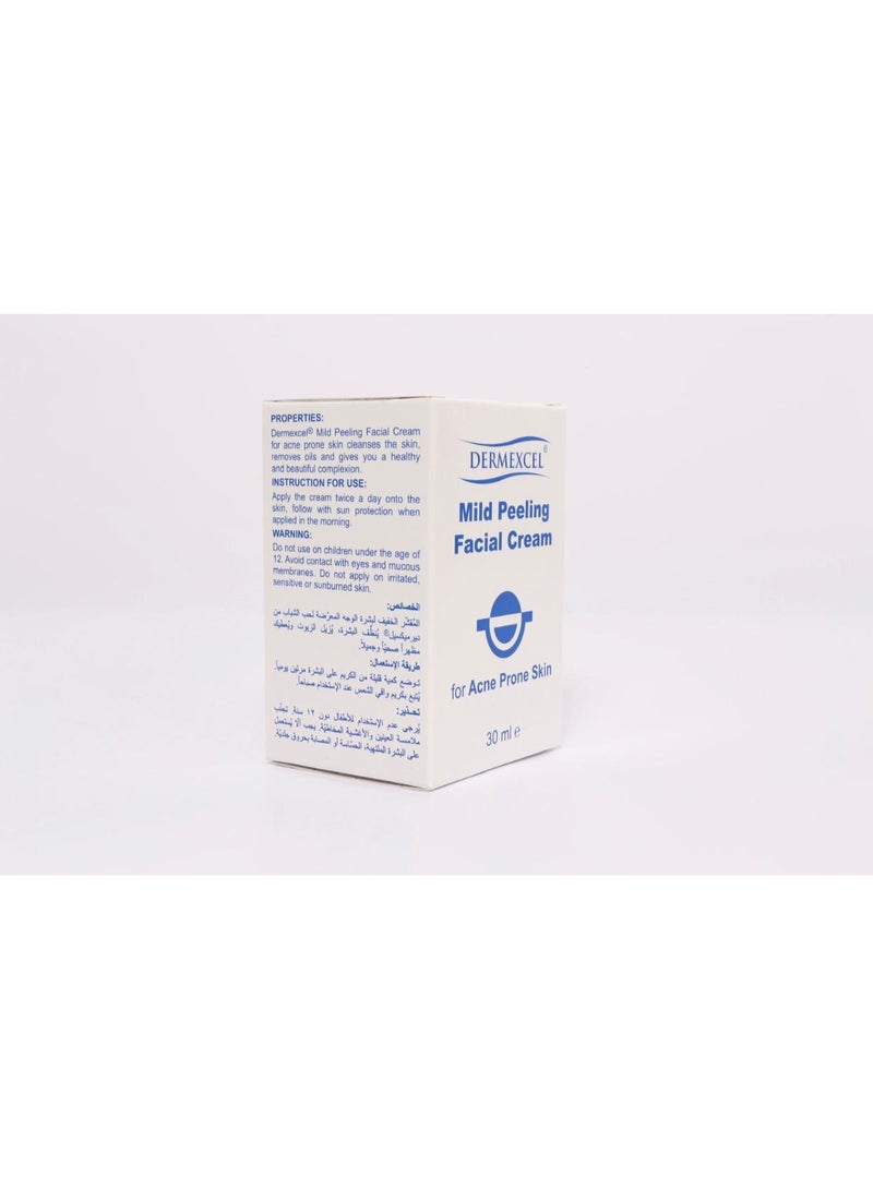 DERMEXCEL Mild Peeling Facial Cream 30 ml - Image 3